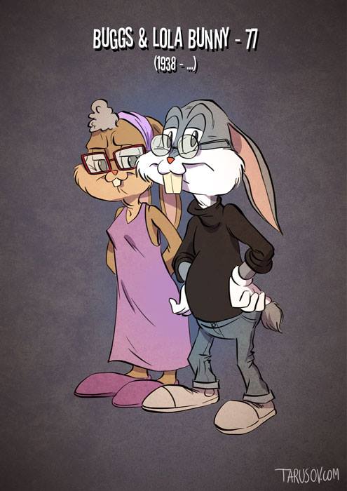 Buggs & Lola Bunny © Andrew Tarusov