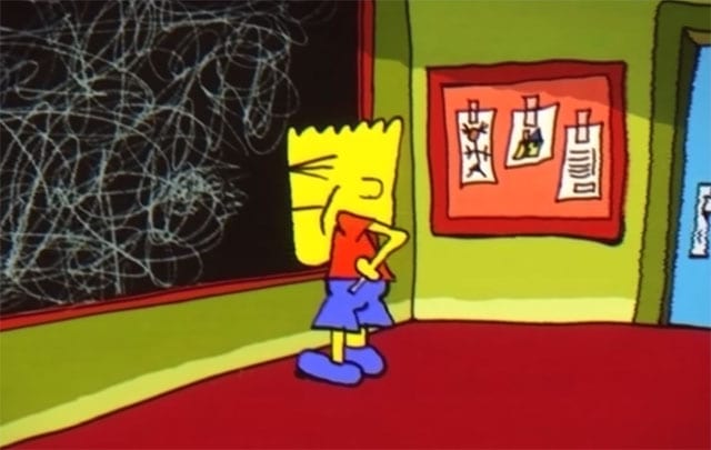 Weird VHS Simpsons Intro