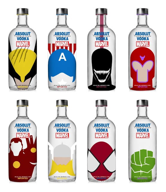 Absolut Vodka trifft Marvel
