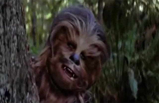 Peter Griffin als Chewbacca-Synchronsprecher