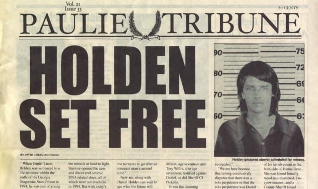 Rectify: Paulie Tribune Titelseite in Justified