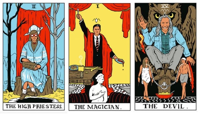 Twin Peaks Tarot Card Art