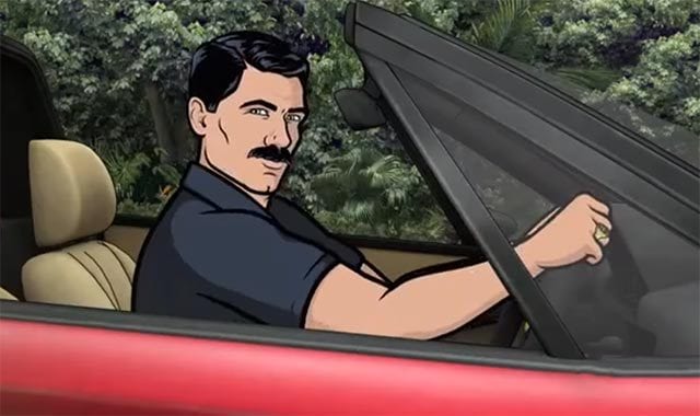 Archer macht einen auf Magnum