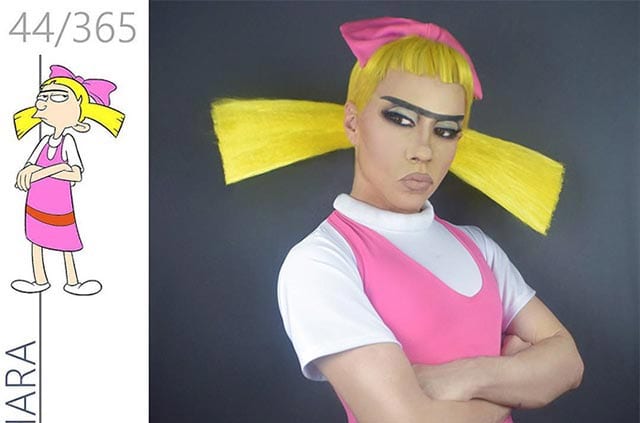 Drag Queen stellt 90er Cartoon-Figuren nach