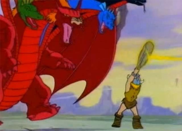 Die 80er Dungeons & Dragons-Cartoonserie mit Spielleiterstimme