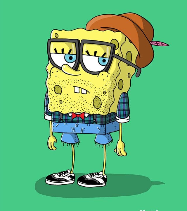 Hipster Cartoon Characters