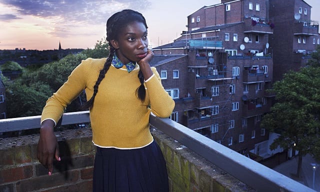 Michaela Coel as Tracey in Chewing Gum