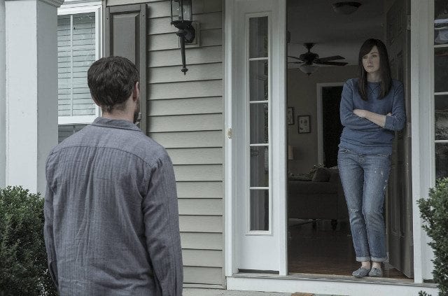 Outcast Season 1 Episode 5 Kate Lyn Sheil and Patrick Fugit