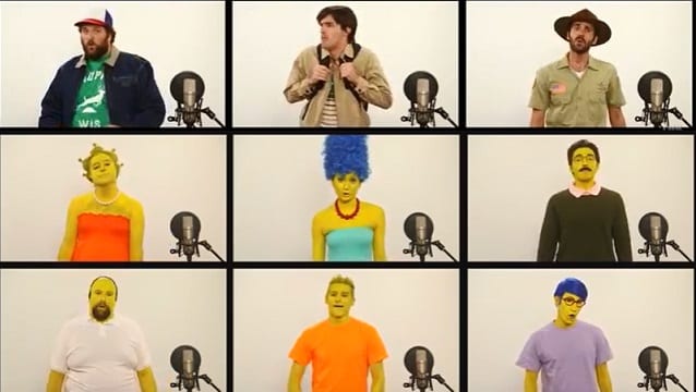 StrangerThingsSimpsonsThemeACapella