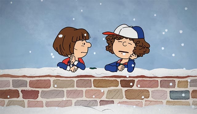 Peanuts trifft Stranger Things