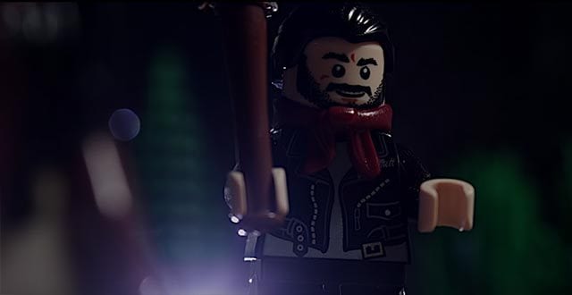 The Walking Dead S07E01-Szene in LEGO nachgestellt