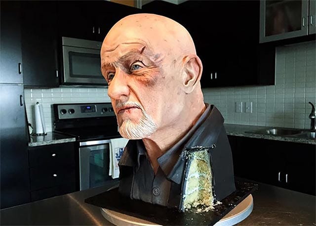 Realistischer Mike Ehrmantraut-Kuchen