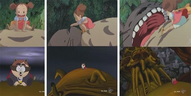 South Parks Totoro-Parodie im Vergleich zum Original