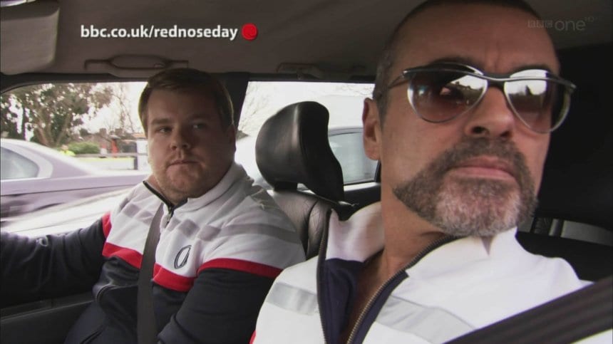 Wie George Michael und James Corden Carpool Karaoke erfunden haben