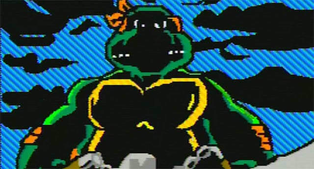 Teenage Mutant Ninja Turtles Intro in Mario Paint nachgemacht