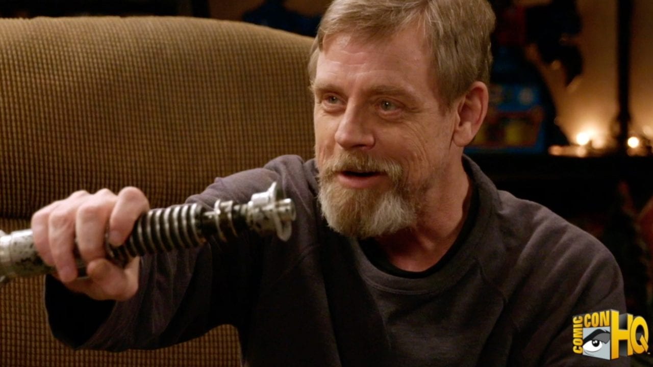 Luke Skywalker trifft sein altes Laserschwert