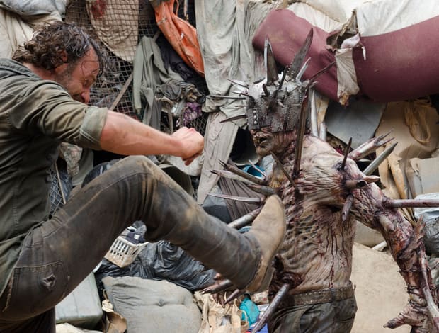 The Walking Dead: Making of zum Messer-Walker
