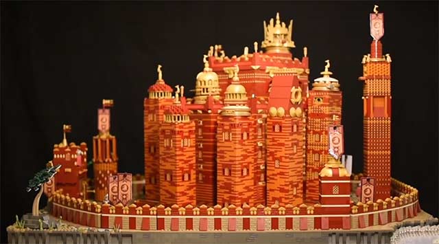 Game of Thrones-Intro aus beweglichem LEGO