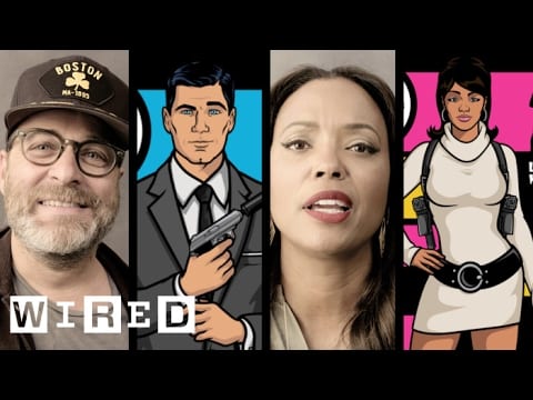 Archer-Cast erdenkt sich Trading Cards für ihre Charaktere