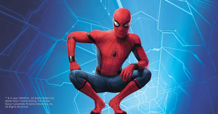 Auch Spider-Man™ bestellt Pizza