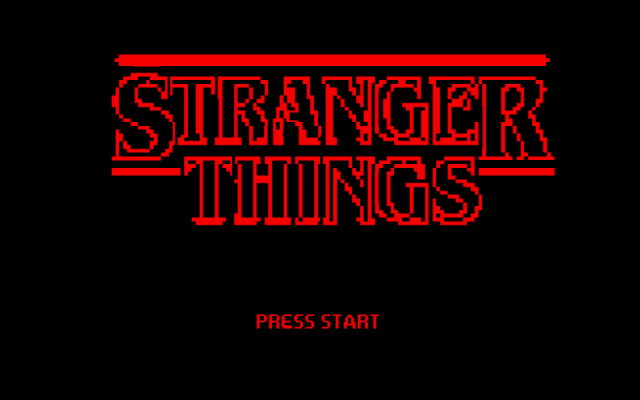 Stranger Things: Erste Staffel als Pixelanimation