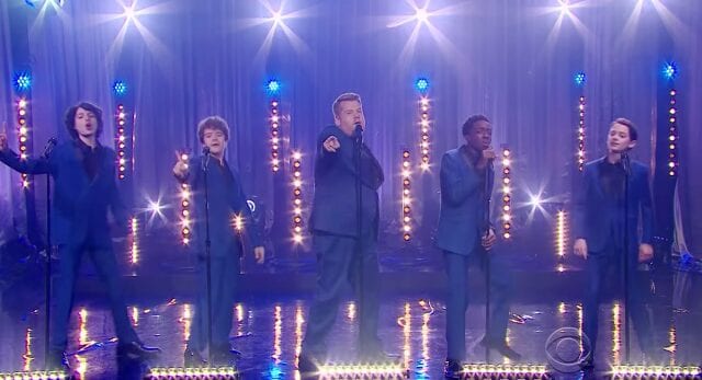 Stranger Things: Die Jungs als Motown-Group feat. James Corden