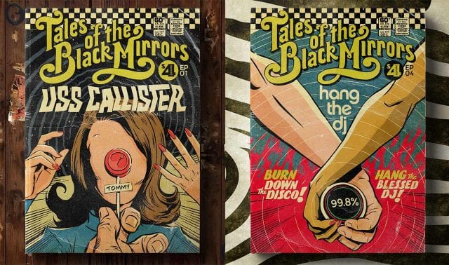 Comic-Cover zu jeder Black Mirror-Folge