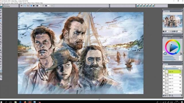 Black Sails: Making of eines Postermotives