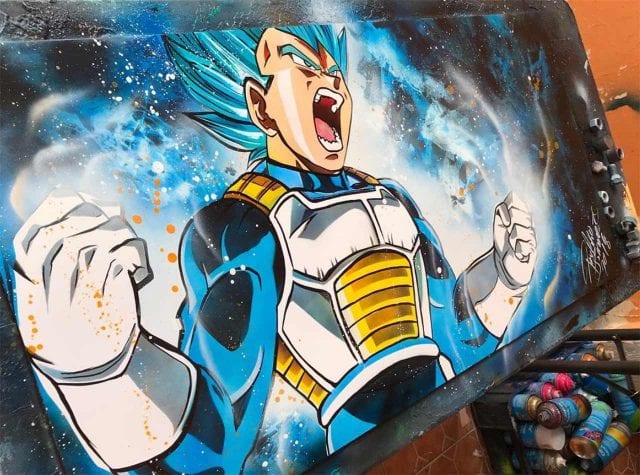 Ein cooles Vegeta-Graffiti in 10 Minuten