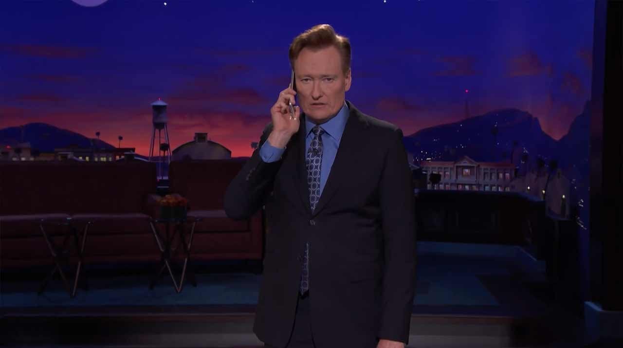 Conan will einen fehlgezündeten Witz umtauschen