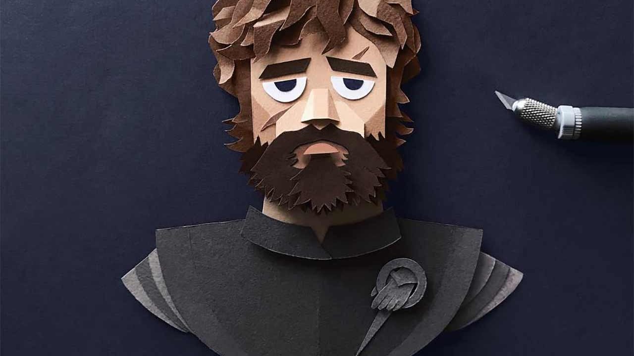 Game of Thrones-Portraits aus Papier