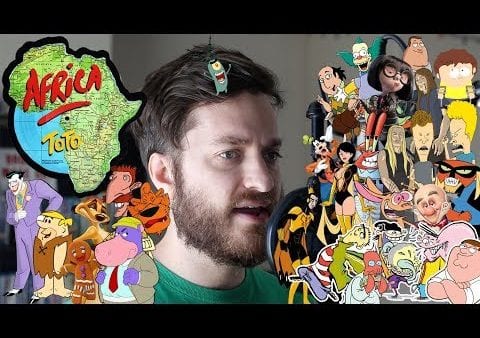 Cartoon-Figuren singen Totos „Africa“