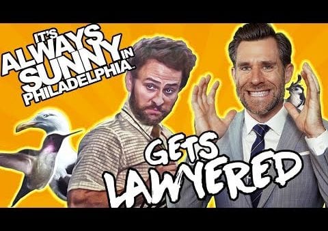 Arzt schaut die Gerichtsfolge aus „It’s Always Sunny in Philadelphia“