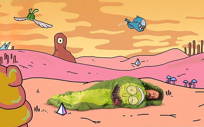 Rick-and-Morty-Schlafsack