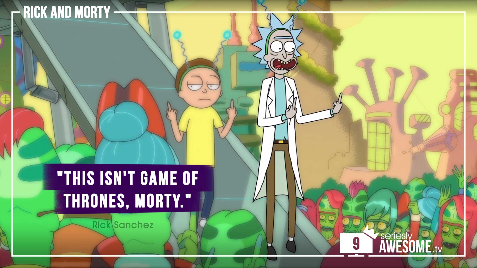 sAWEntskalender 2018 – Tür 9: Die besten „Rick and Morty“-Zitate