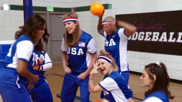 The Late Late Show: Game of Dodgeball mit Cumberbatch, McCarthy und Obama