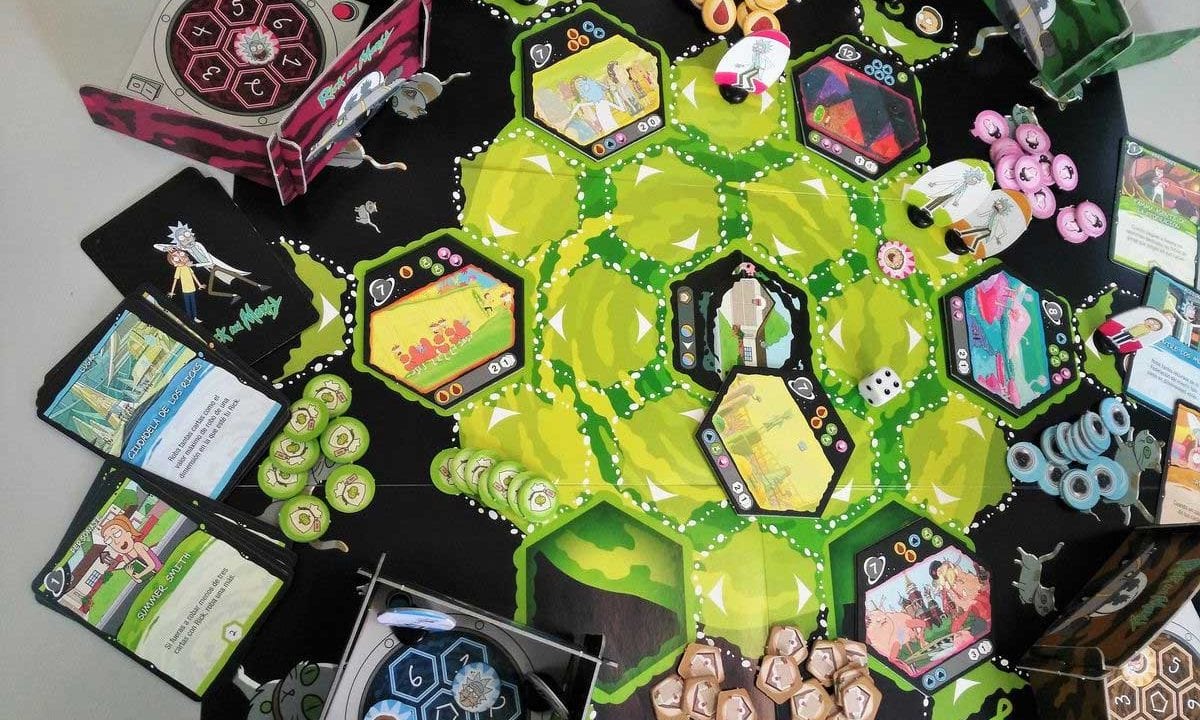 Crowdfunding zur deutschen Version des Brettspiels „Rick und Morty: 100 Tage“