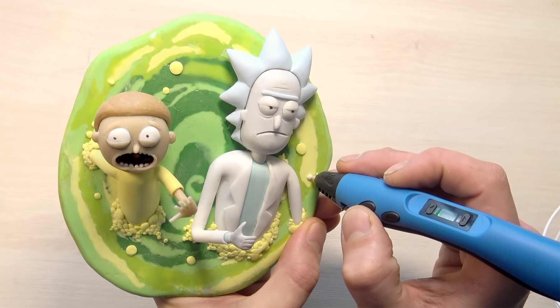 rick-and-morty-3d-stift-skulptur