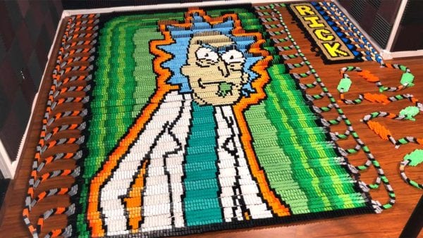 Rick and Morty and 75,166 Dominos