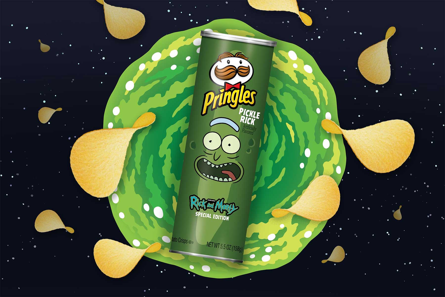 „Rick and Morty“-Chips: Pringles-Sonderedition zum Super Bowl 2020