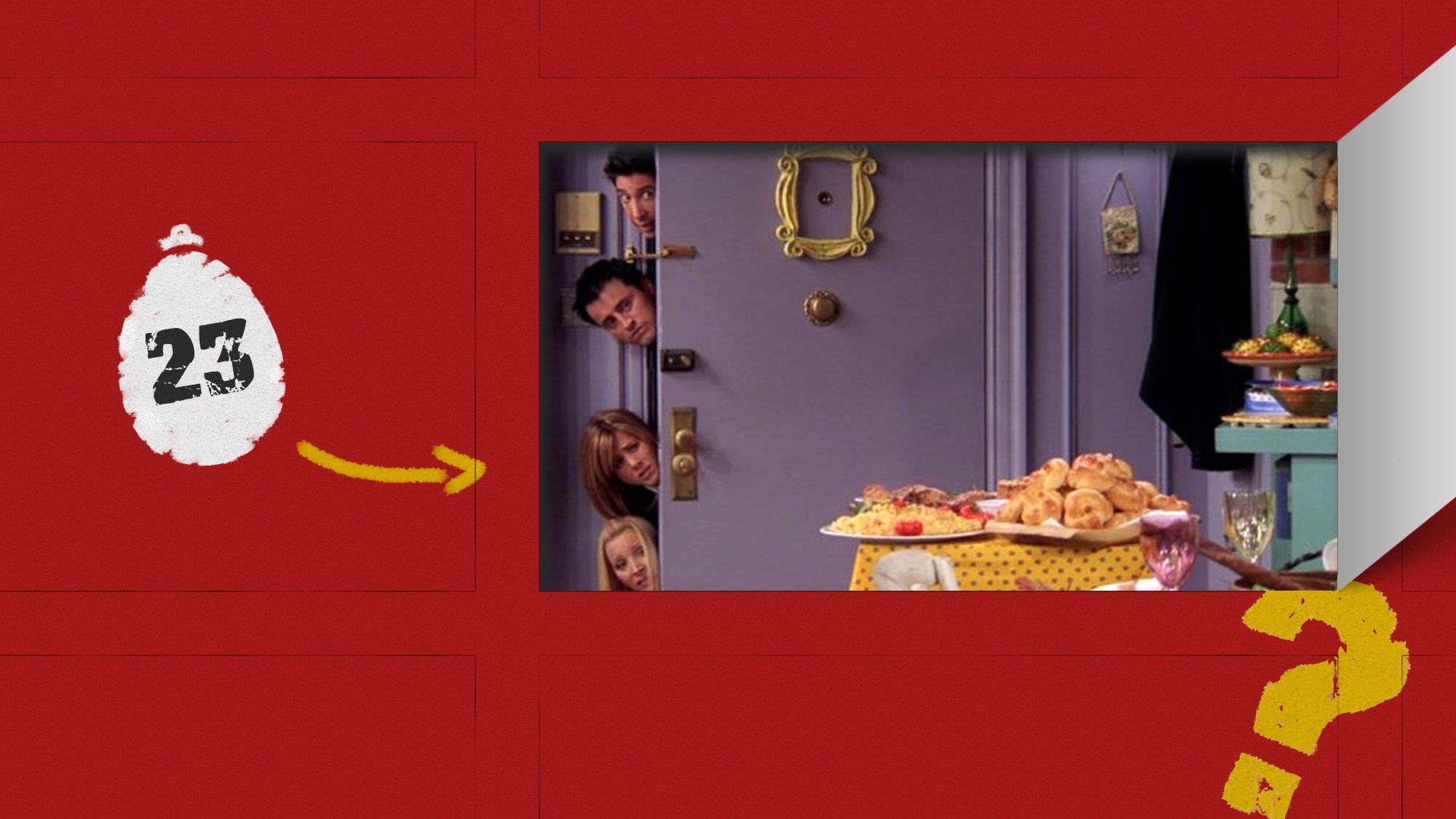 sAWEntskalender 2019 – Tür 23: die besten Easter Eggs in „Friends“