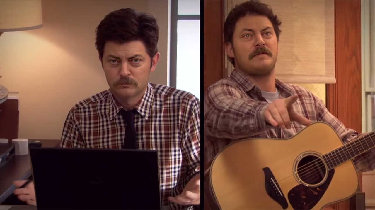 Alle im „Parks & Recreation“-Intro sind Ron Swanson