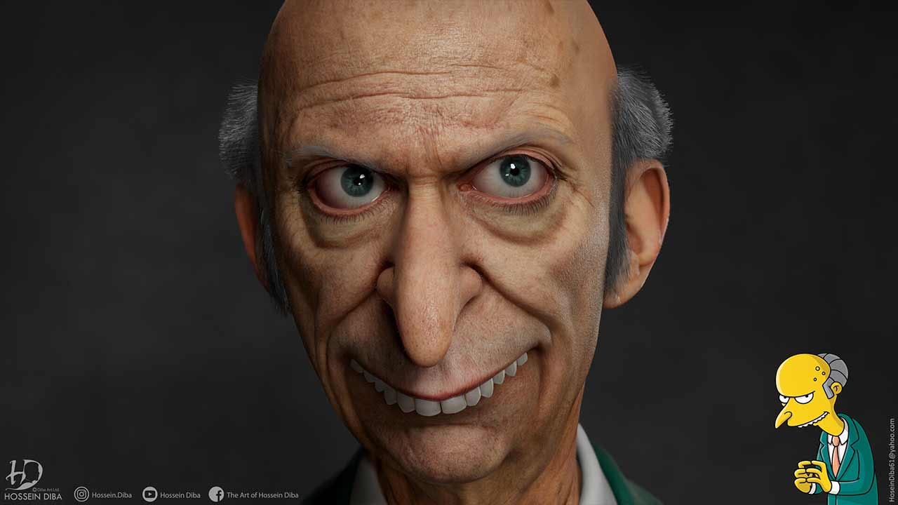 So Sehen „die Simpsons“ In Echt Aus 3d Modelle Von Hossein Diba 