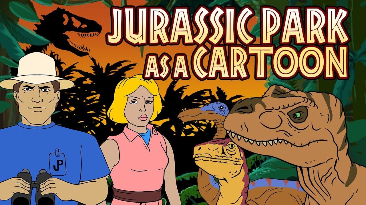 Nostalgisches Intro zu einer fiktiven „Jurassic Park“-Zeichentrickserie
