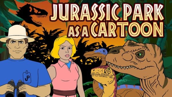 Nostalgisches Intro zu einer fiktiven „Jurassic Park“-Zeichentrickserie