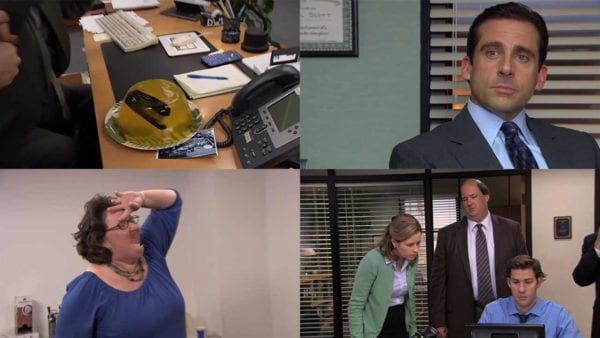Eine Szene aus jeder Folge „The Office“