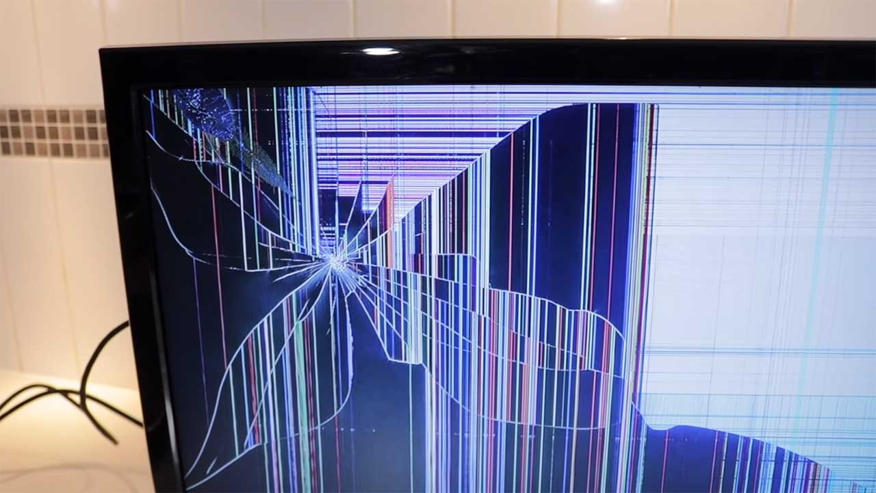 Wie man einen kaputten Fernsehbildschirm repariert - Durchgeknallter  Blödsinn - seriesly AWESOME