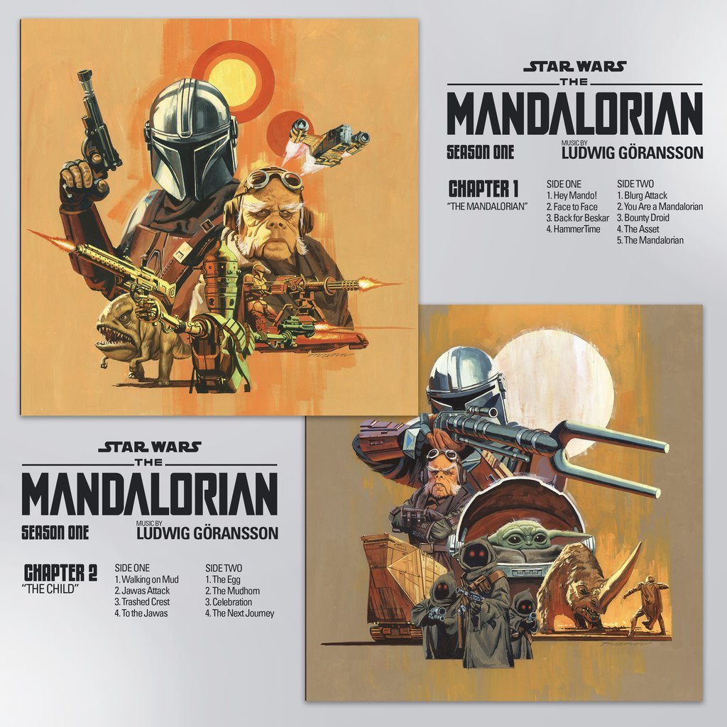 Star Wars The Mandalorian: Fette 8-LP-Vinylbox zum Soundtrack von Staffel 1  - Dazu das klasse Artwork von Paul Mann - seriesly AWESOME