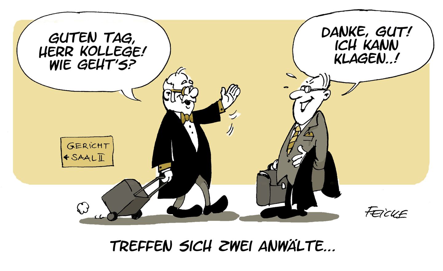 Anwälte Karikatur