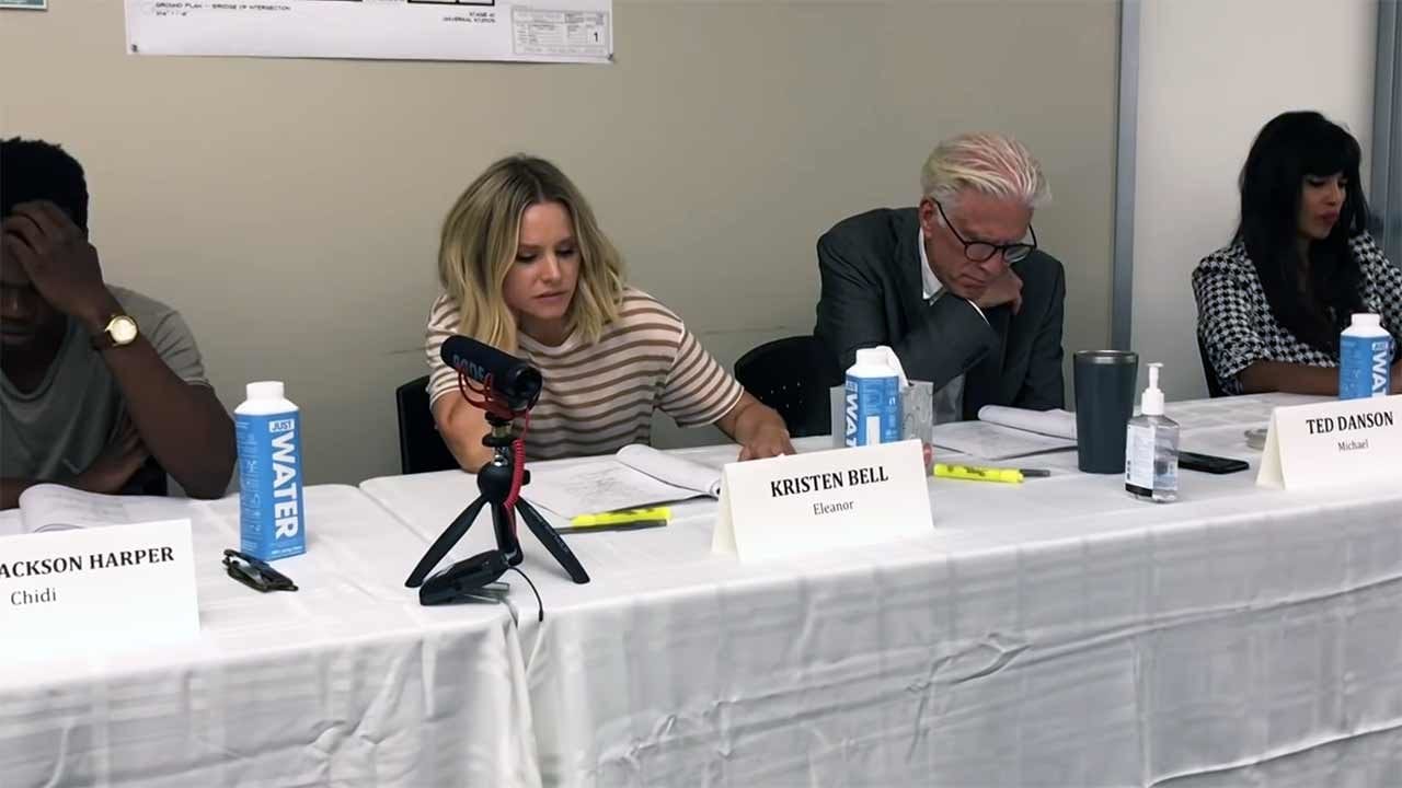The Good Place: Cast beim Table Read des Serienfinales